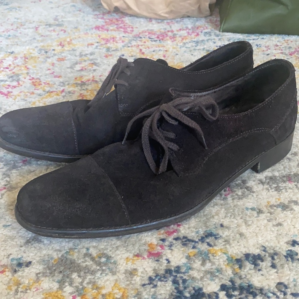 John varvatos suede dress shoes